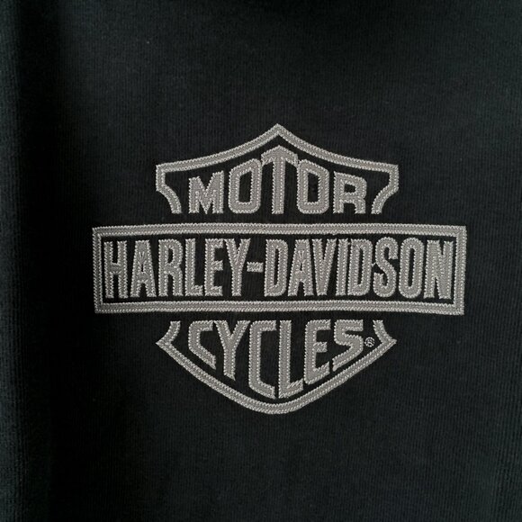 Harley-Davidson® B&S Funnel Black Women's Sweatshirt - Picture 7 of 12